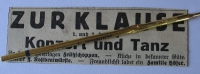 Zur Klause, Familie Höfer, Weida ?, Inserat, # 1939/2