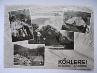 Köhlerei bei Blauenthal Erzgebirge, 1963, #59