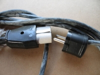 Preview: Anschlußkabel mit Heißgerätestecker, Geräteanschlussleitung, KWO, 5 Meter, DDR, unbenutzt