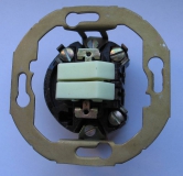 Serienschalter, Lichtschalter Siemens, rund, hell, UP, unbenutzt, #308