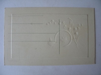 Preview: Postkarte Fröhliche Ostern, Prägekarte mit Küken, schätze 20-er Jahre, #149