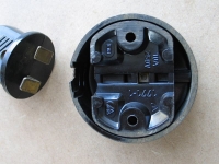 Preview: Steckdose und Stecker, IKA EIR, 10 A- 250 Volt, 1771-1, dunkel, #42