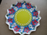 Weihnachtsteller, Pappteller, Weihnachtspappteller, #7