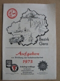 Verkehrserziehung Bezirk Gera, 1973, Verkehrssicherheitsaktiv, Volkspolizei