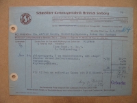 Heinrich Seeborg Schmölln, Rechnung 1952, #64