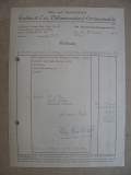Eulitz & Co. Dittmannsdorf- Geringswalde, Klein-und Sitzmöbel-Fabrik, Brief 1945