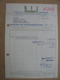 Erhard Neubert Chemnitz, Postkartenverlag, Rechnung 1951, #1709