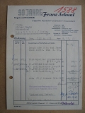 Franz Schaal, Drogerie und Tintenfabrik, Dresden, Rechnung 1951, #1588
