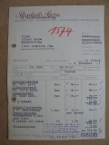 Reinhard Sporn Zeulenroda, Rechnung 1951, #1574