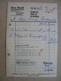 Otto Woelk, Handelsvertreter  Neuruppin, Rechnung 1952, #218