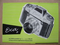 EXA II , DDR 1960, Prospekt IHAGEE