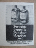 Danziger Lachs, Liköre Berlin, 1937 #1