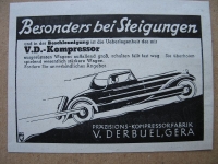 V.D. Präzisions- Kompressorfabrik Gera, Derbuel, 1937 #1