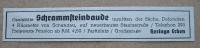 Schrammsteinbaude Bad Schandau, Herings Erben, 1937 #1