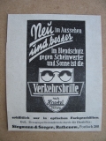 Verkehrsbrille nach Haertel, Stegmann & Seeger Rathenow, 1937 #1