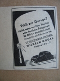 Wilhelm Gugel Schutzwerkstätten Freiburg, Heizbare Faltgarage, 1937 #1