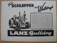 Lanz Bulldog, Der Schlepper von Weltruf, 1941 #2