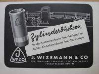J WECO, Wizemann & Co Stuttgart, Zylinderbüchsen, 1941 #2