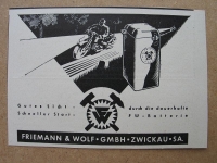 FW Batterie, Friemann & Wolf Zwickau, Motorrad, 1940 #1