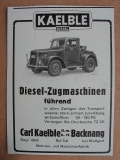Kaelble Diesel- Zugmaschine, Backnang, 1941 #1 hellbl.