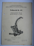 Silageentnahmefräse VSZ-140, Agrostroj Pelhrimov CSSR, Nr. 471, 1967