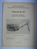Pflanzlochbohrer "Mechanisator", Traktorenwerk Karlovo VR Bulgarien, Nr. 517, 1968
