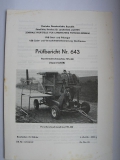 Parzellendreschmaschine MS-400, UdSSR, Nr. 643, 1972