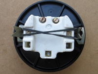 Preview: Serienschalter Bakelit, rund, UP, schwarz, Kippschalter, unbenutzt, #212*