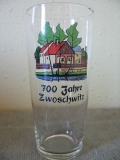 700 Jahre Zwoschwitz, Bierglas DDR