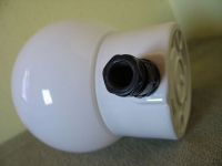 Preview: Kugellampe, Kellerlampe, Bauhaus- Stil, 50-er Jahre, #8