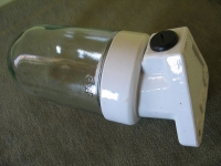 Preview: Kellerlampe, Hoflampe, Glaskolbenlampe schräger Sockel, 60-er Jahre, bis 60 Watt, #13