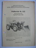 Planierschild Bd 100, für T4-K10, Agrostroj Prostejov CSSR, Nr. 522, 1968