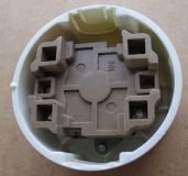 Preview: Taster, Aufbautaster System 80, Symbol "Glühlampe", DDR, unbenutzt, #252