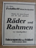 Feldhoff bürgt für Qualität, Fahrzeugwerk Paul Feldhoff Radevormwald, 1928 #12
