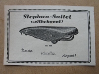 Stephan- Sattel, Weltbekannt, 1928 #10