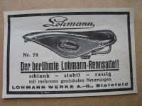 Lohmann Rennsattel Nr. 78, Lohmann- Werke Bielefeld, 1928 #8