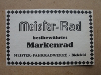 Meister- Rad, Fahrradwerke Bielefeld, 1928 #7