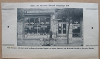 Fritz Knappe Fahrrad- und Motorradgeschäft Brieg bei Breslau, 1928 #2