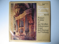 Orgelwerke auf Silbermannorgeln, Bach, Robert Köbler, Freiberg, 2 LP, 1970, #258