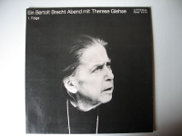 Ein Bertolt Brecht Abend mit Therese Giehse, Litera, 1975, #242