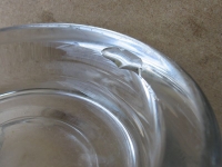 Krug, Bierkrug, Glaskrug mit Zinndeckel, "Zur Hochzeit 16.1.1897"