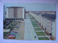 Hoyerswerda, Bertolt-Brecht-Straße, Neubauten, DDR 1966, #219
