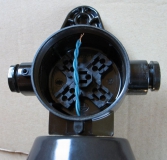 Emaillelampe, Fabriklampe, Industrielampe, FERA, DDR, unbenutzt, #3