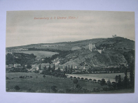 Sachsenburg an der Unstrut, Thüringen, um 1920, #247