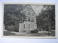 Waldgasthof Ziegenböcke bei Bad Klosterlausnitz, Post Serba-Bürgel, um 1940, #249