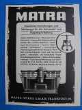 Matra Werke Frankfurt, Inserat, #1940/2