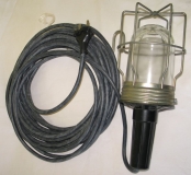 Handlampe mit 10 m Kabel, unbenutzt
