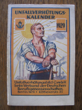 Unfallverhütungskalender 1929
