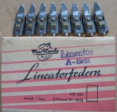 Lineatorfedern, Schreibfedern, DDR 60-er Jahre, unbenutzt, #1