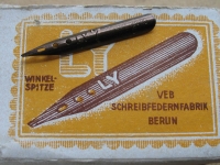 Schreibfeder, Winkelspitze LY7, LY 7, DDR 60-er Jahre, unbenutzt